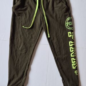 PINK Victoria's Secret Olive Joggers Size Small